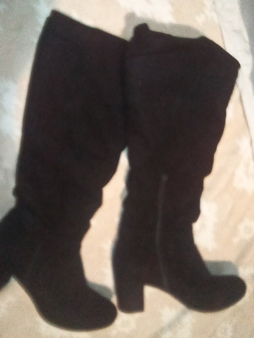 Black Women's Size 11 (Mid Calf ~To Knee) Heel Boots - Picture 5 of 6
